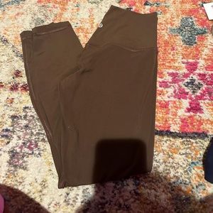 lululemon java align leggings size 6